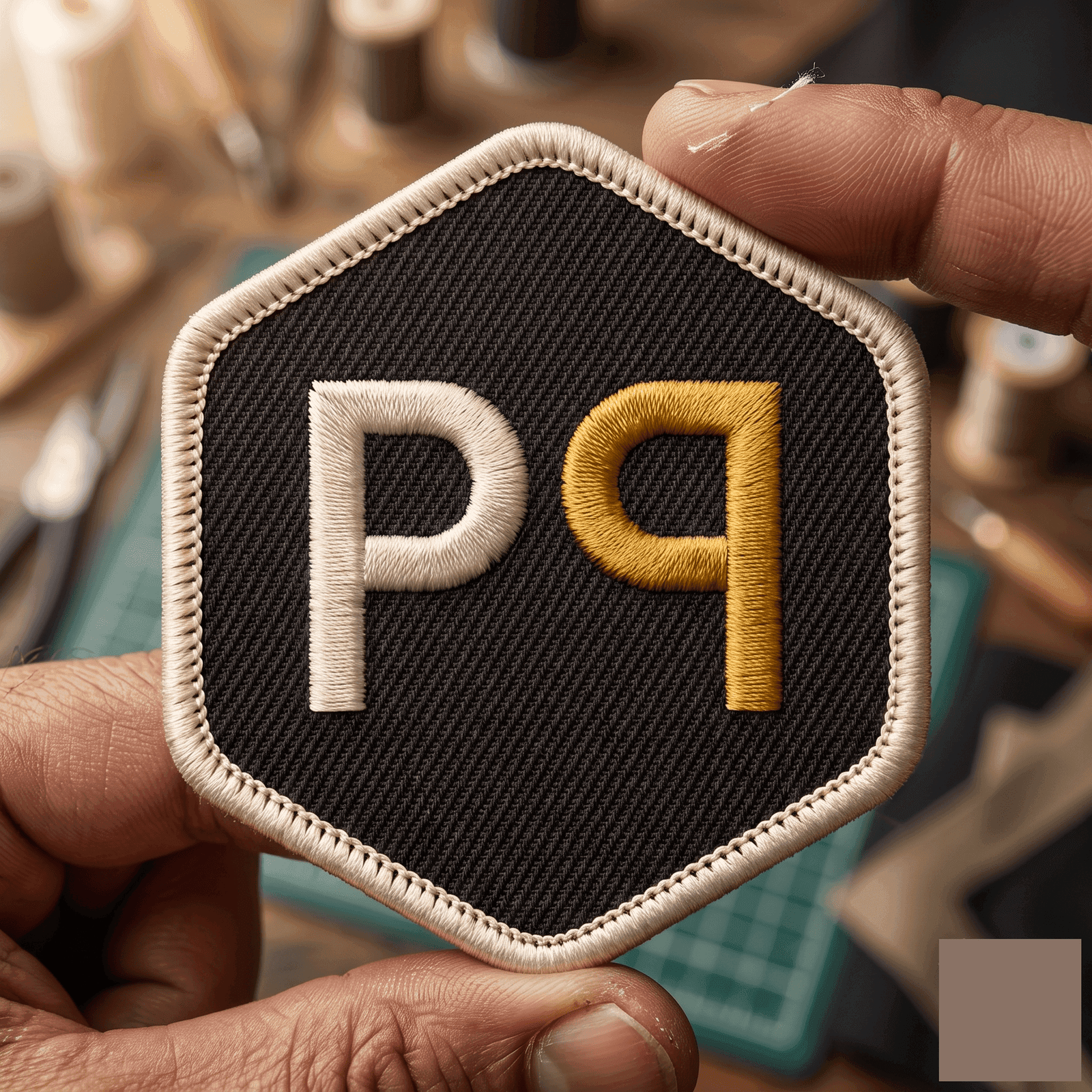 PANTHER PATCH brand mark, embroidered