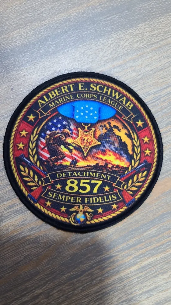 Sublimated patch · 4 in