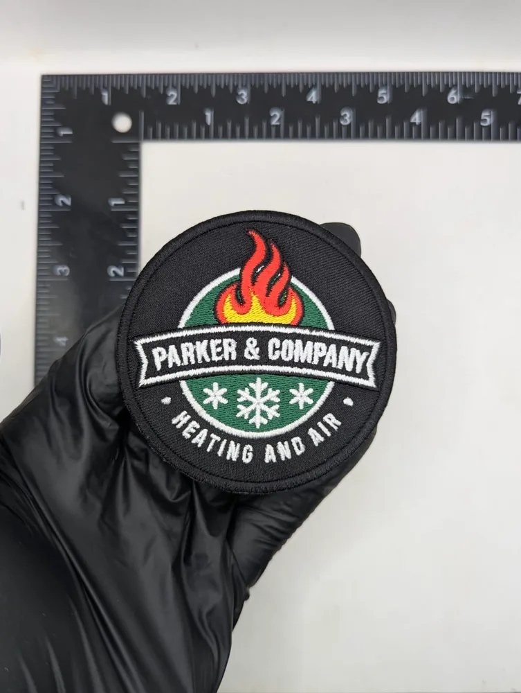 Embroidered patch · 3 in
